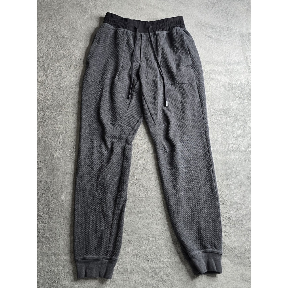 Lululemon‎ At Ease Jogger Pants Mens Small Gray 29" Inseam Performance Textured